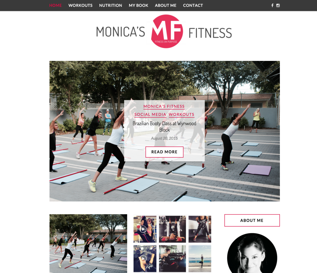 Web Design Project - Monicas Fitness