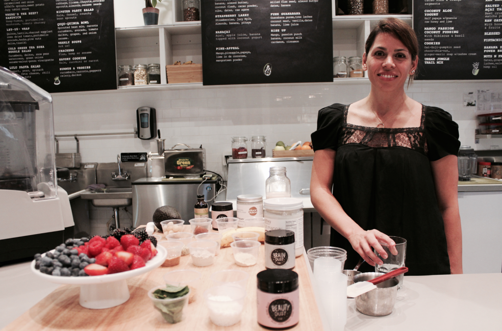 Beauty Smoothies Workshop by Shambhala Love - Raquel Mocholi CEO of the company