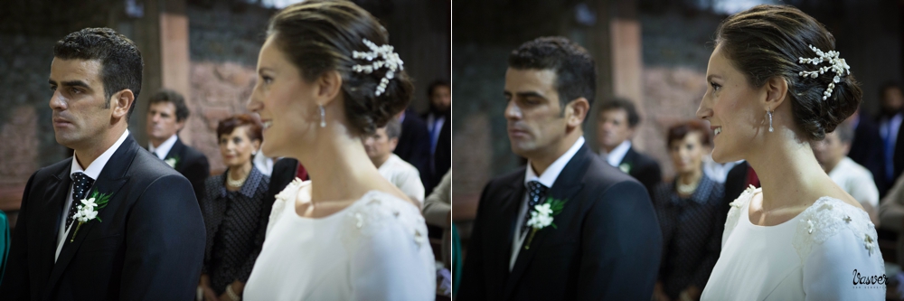 Talento Donostiarra - Vasver Fotografía - Los novios en la iglesia