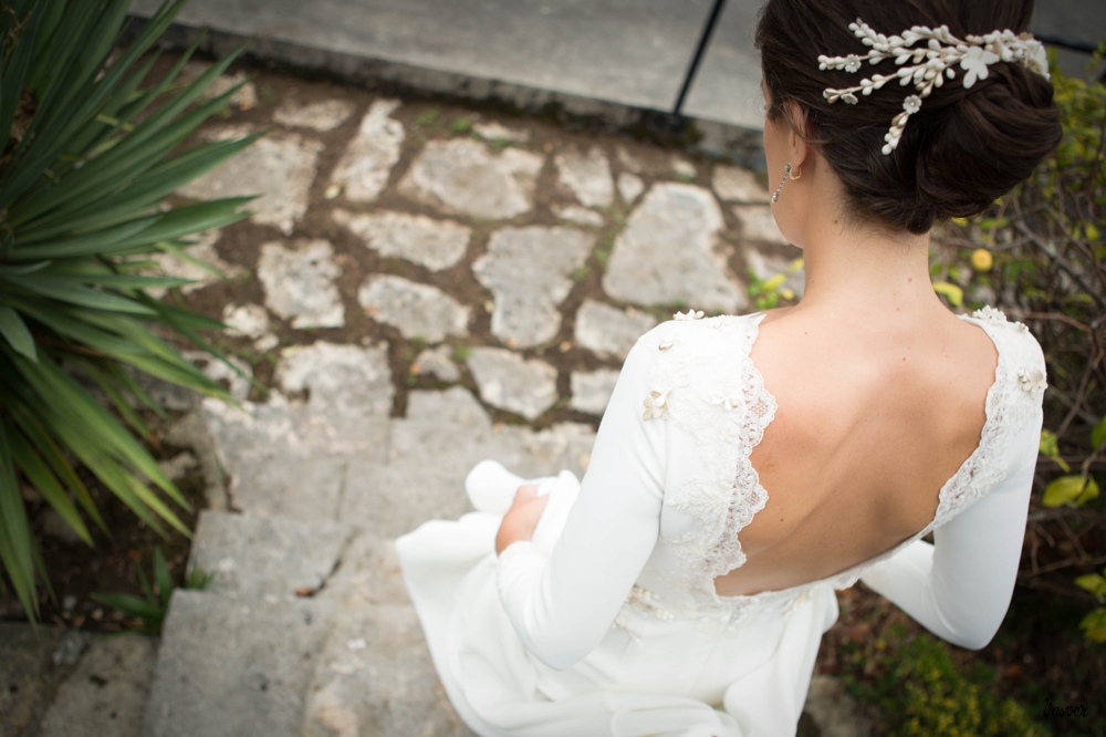 Talento Donostiarra - Vasver Fotografía - Novia Bajando escaleras