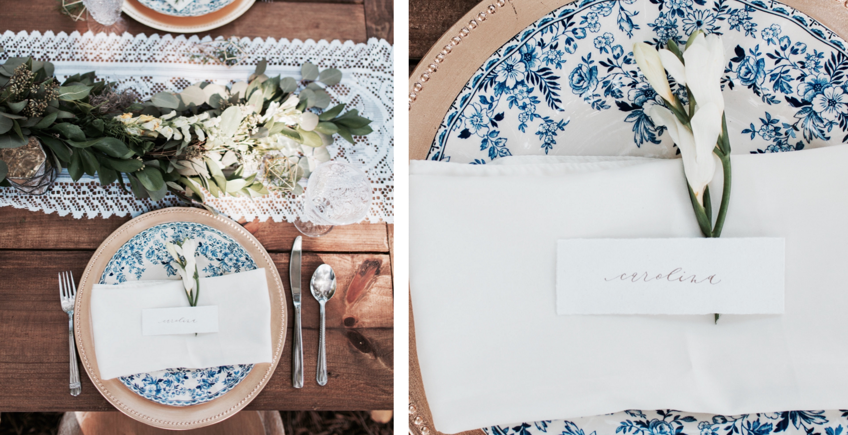 Boho Chic & Natural Table Decor Styled Shoot