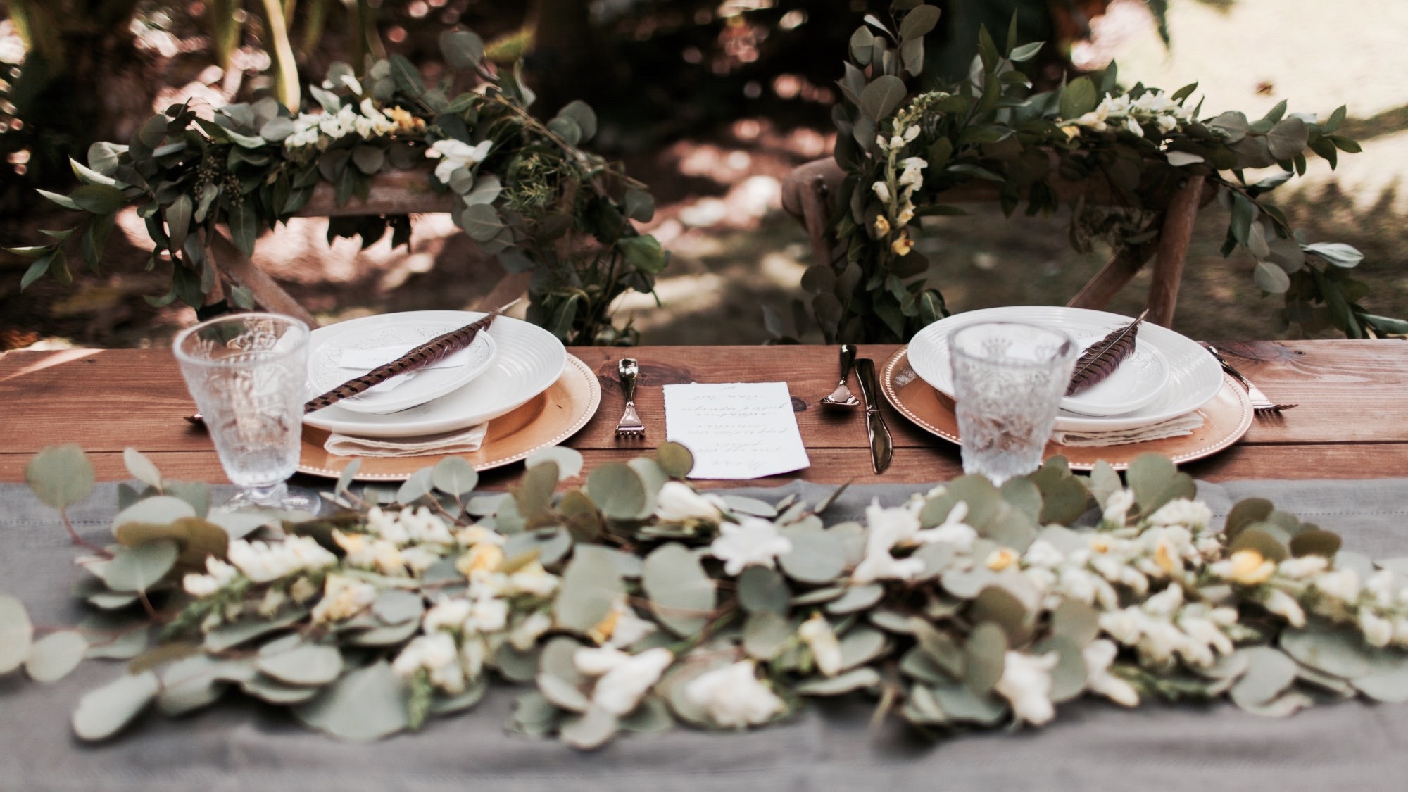 Boho Chic & Natural Table Decor Styled Shoot