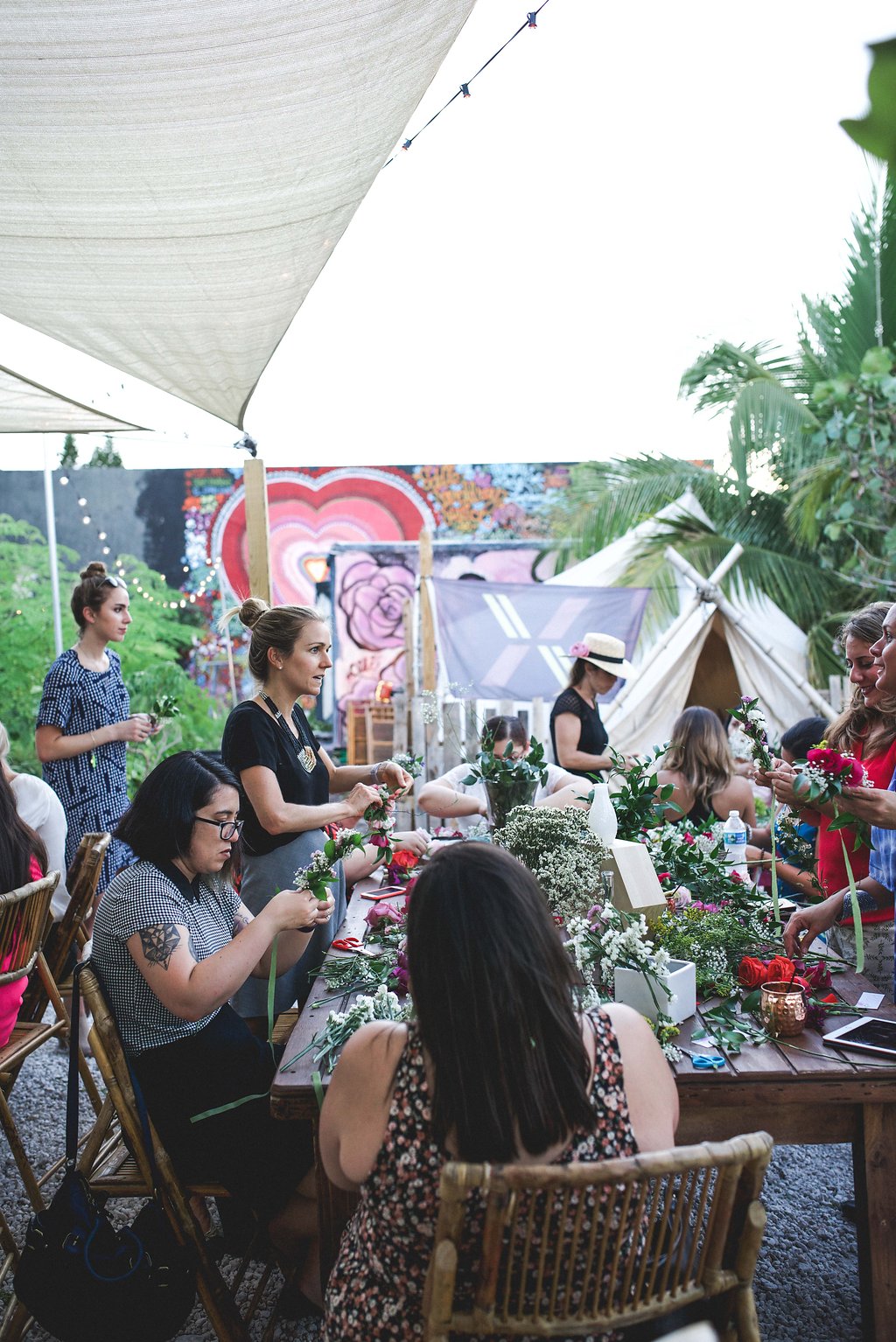 Floral Crown Workshop at The Wynwood Yard Miami