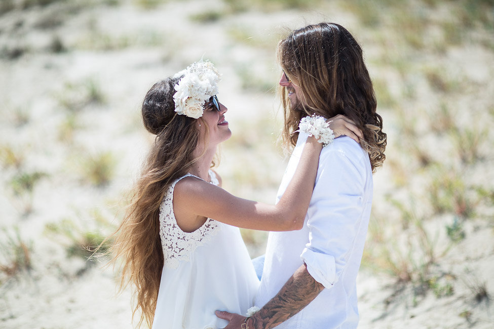 Boho Surfing Wedding at Les Landes Miami Wedding Planner The Creatives Loft and International Wedding Photographers Vasver Studio