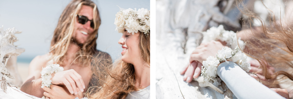 Boho Surfing Wedding at Les Landes Miami Wedding Planner The Creatives Loft and International Wedding Photographers Vasver Studio