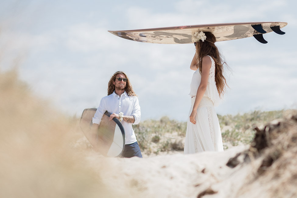 Boho Surfing Wedding at Les Landes Miami Wedding Planner The Creatives Loft and International Wedding Photographers Vasver Studio