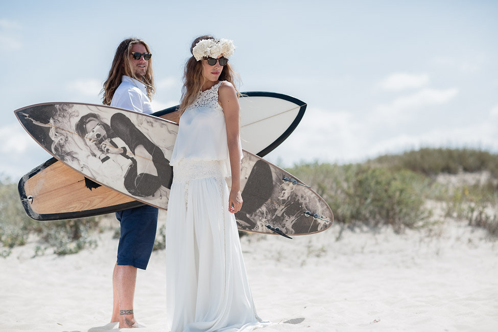 Boho Surfing Wedding at Les Landes Miami Wedding Planner The Creatives Loft and International Wedding Photographers Vasver Studio