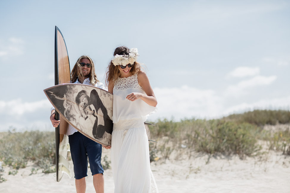 Boho Surfing Wedding at Les Landes Miami Wedding Planner The Creatives Loft and International Wedding Photographers Vasver Studio