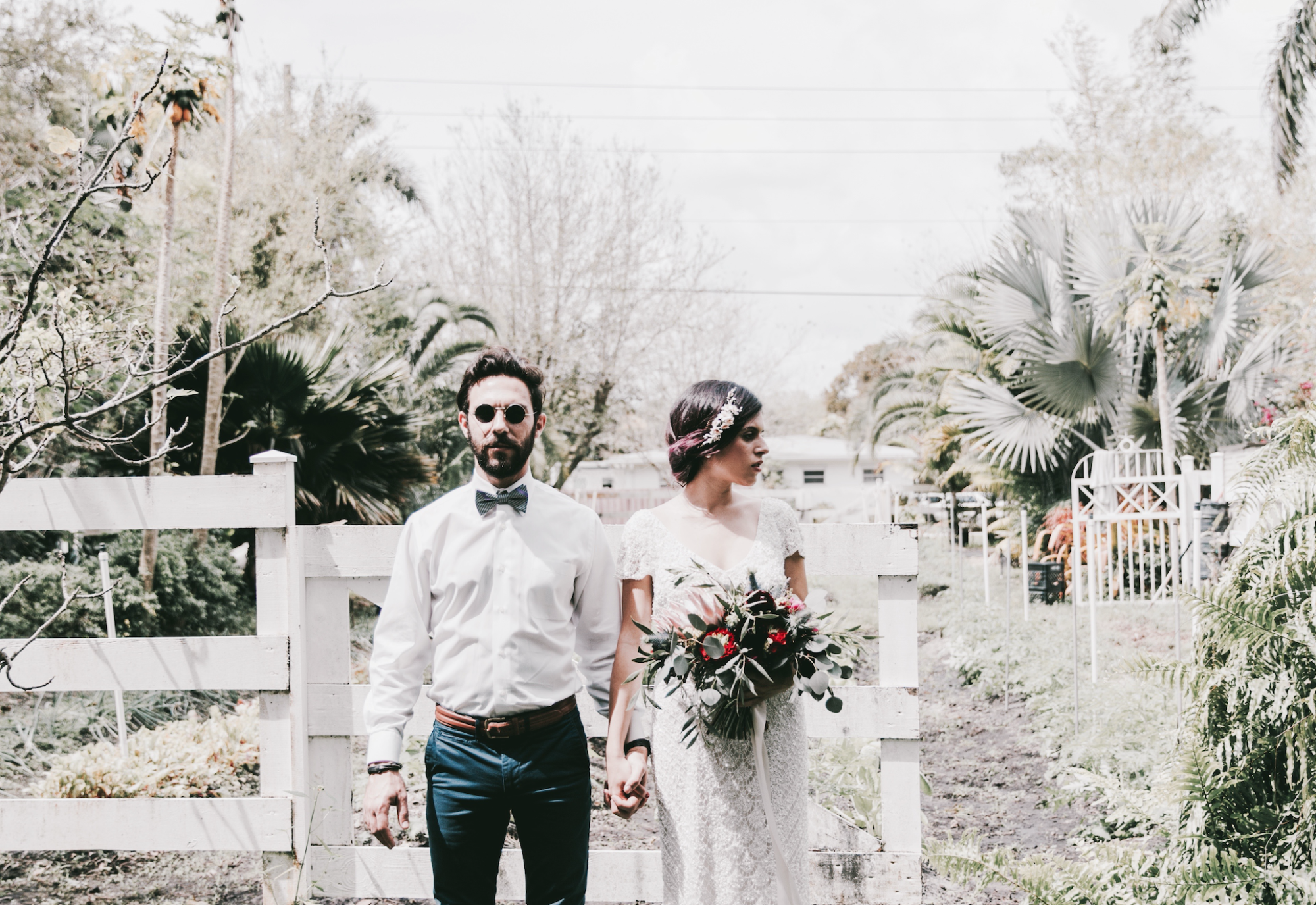 Bohemian Elopement Wedding in South Florida - Miami Wedding Planner The Creatives Loft - simply lively wedding photographer