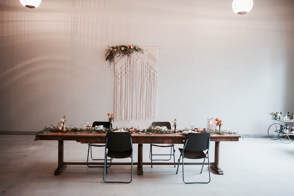 Industrial Bohemian Wedding in Wynwood The Creatives Loft Miami Wedding Planner