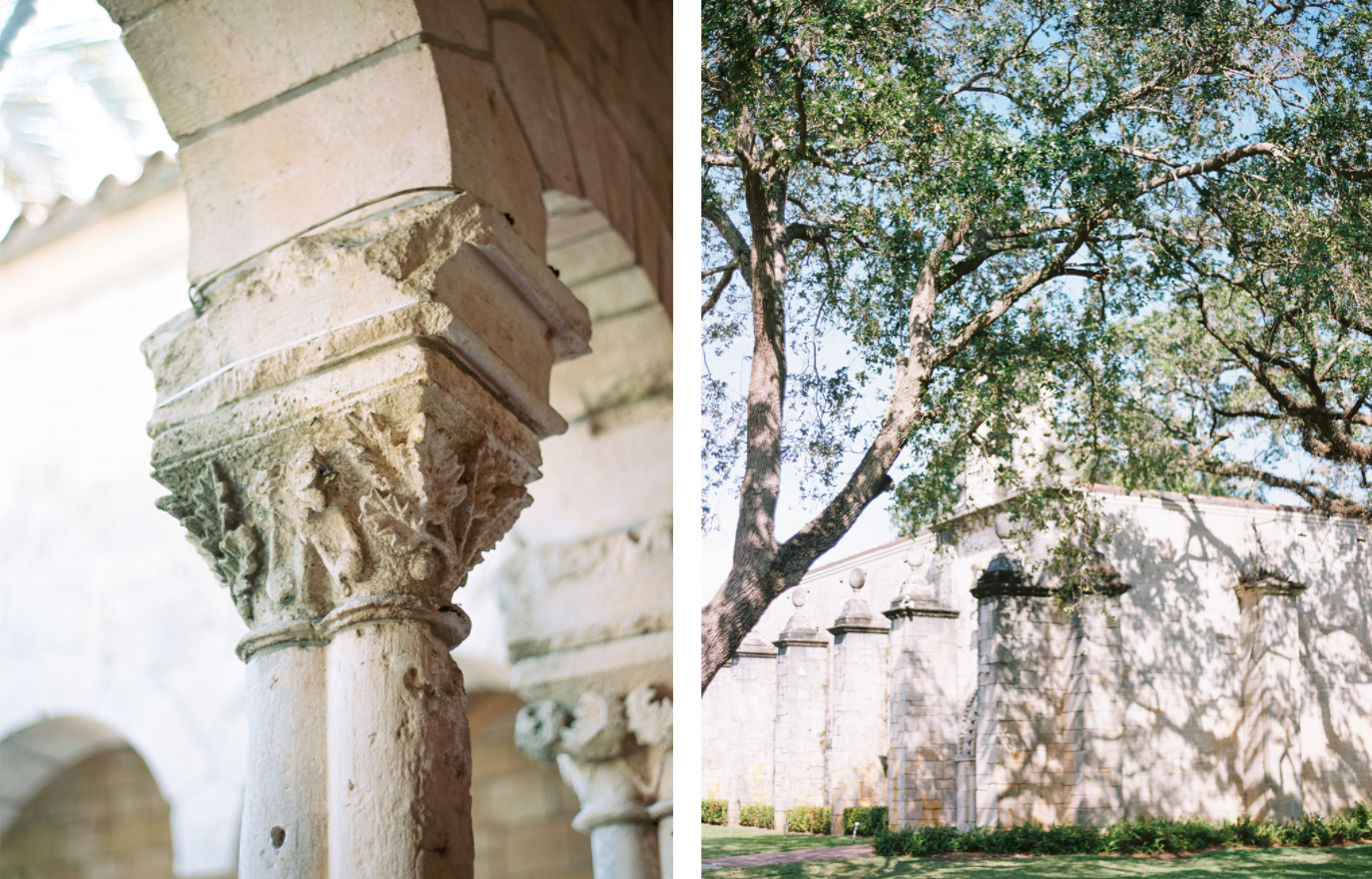 Romantic Elopement Wedding at Ancient Spanish Monastery Miami The Creatives Loft Miami NYC Wedding Planner Lauren Kinsey Wedding Photographer