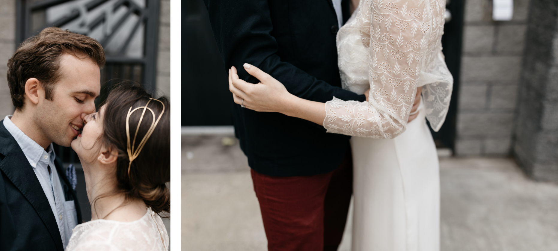 A romantic Industrial Elopement Wedding at The Foundry The Creatives Loft Wedding Planning Jean Laurent Gaudy Wedding Photographer