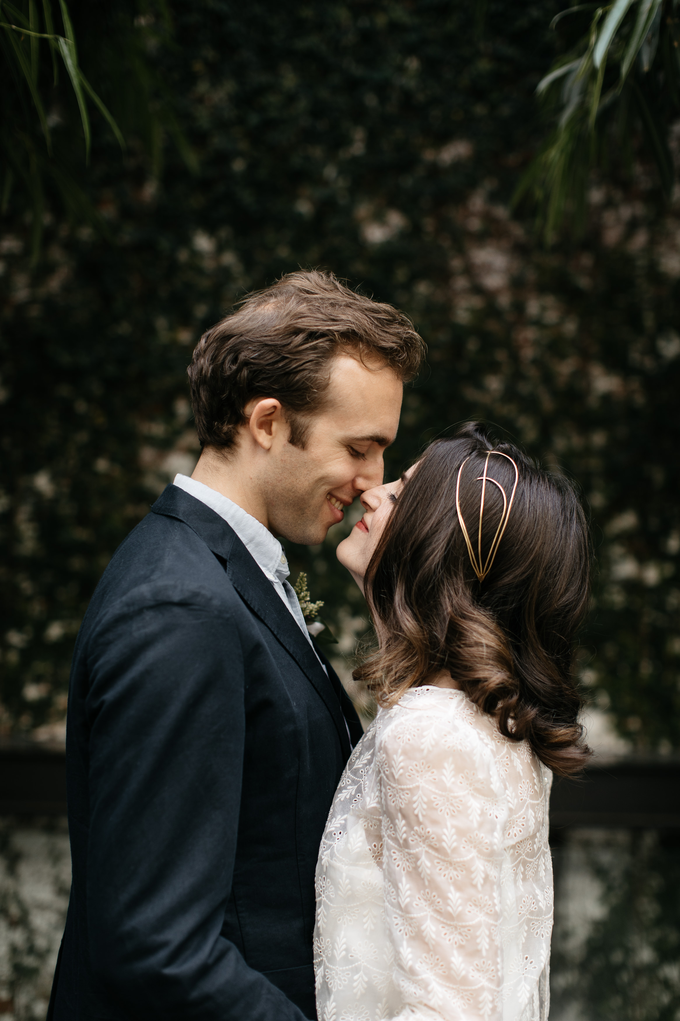 A romantic Industrial Elopement Wedding at The Foundry The Creatives Loft Wedding Planning Jean Laurent Gaudy Wedding Photographer 