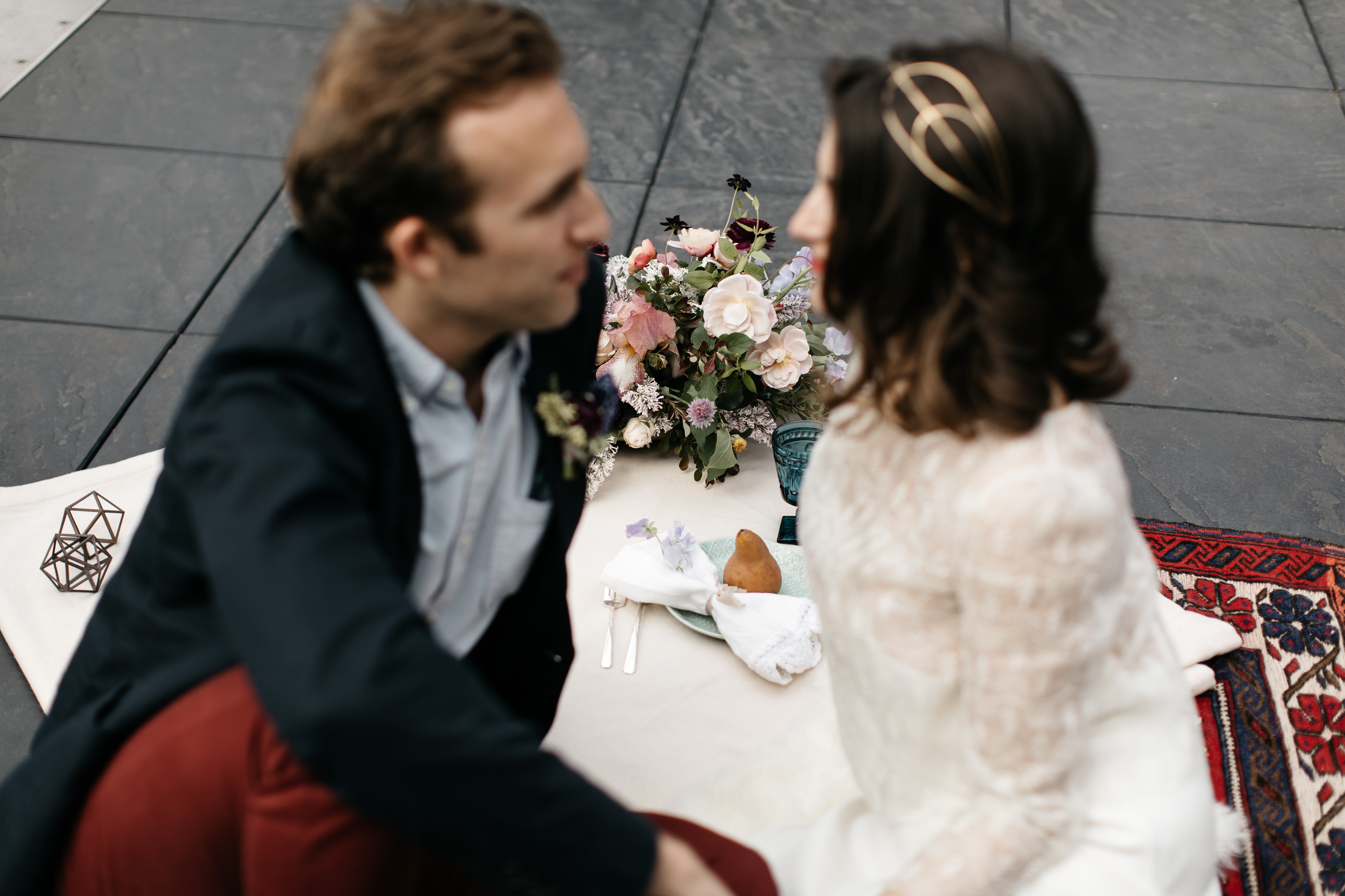 A romantic Industrial Elopement Wedding at The Foundry The Creatives Loft Wedding Planning Jean Laurent Gaudy Wedding Photographer