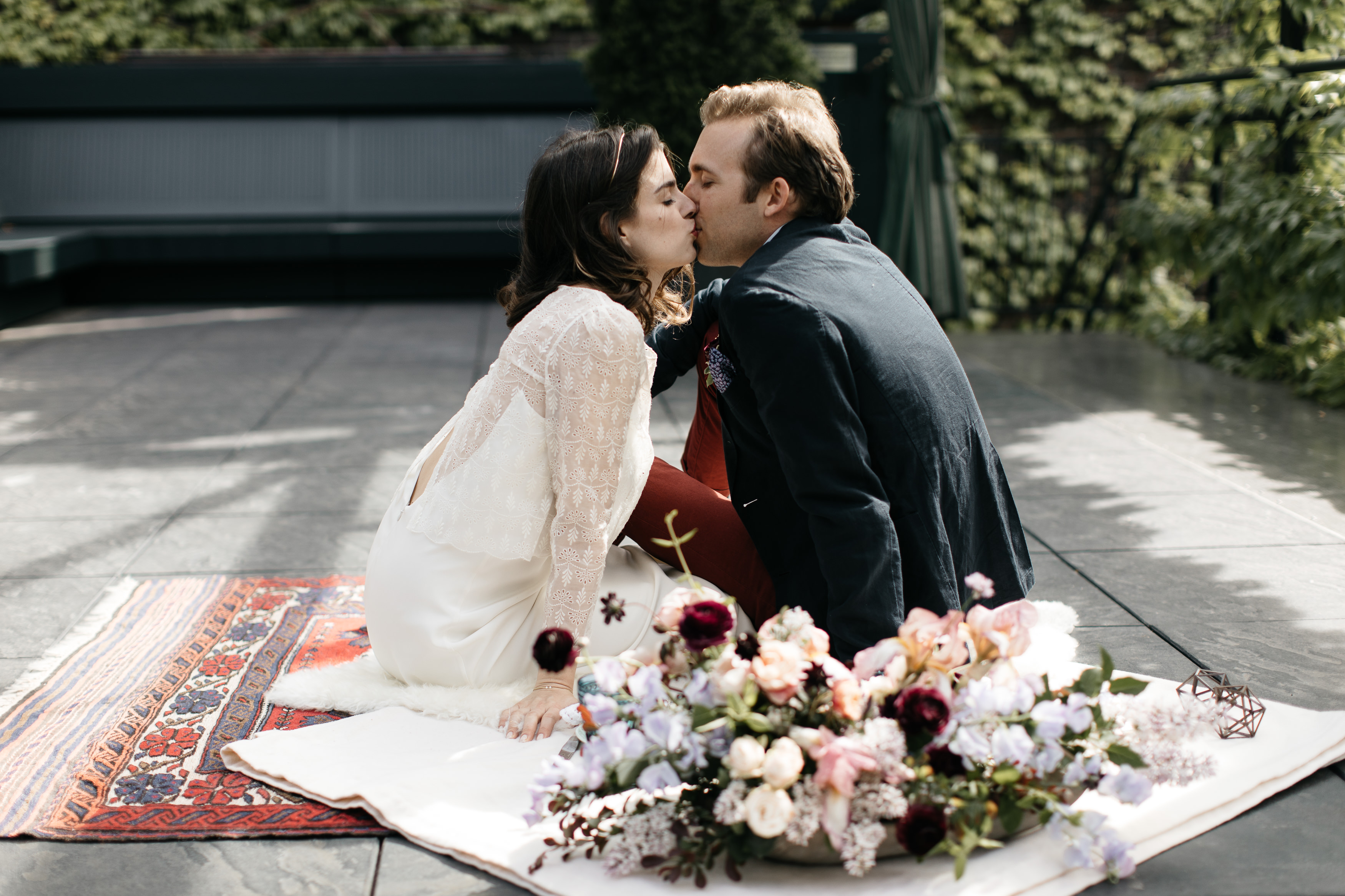 A romantic Industrial Elopement Wedding at The Foundry The Creatives Loft Wedding Planning Jean Laurent Gaudy Wedding Photographer