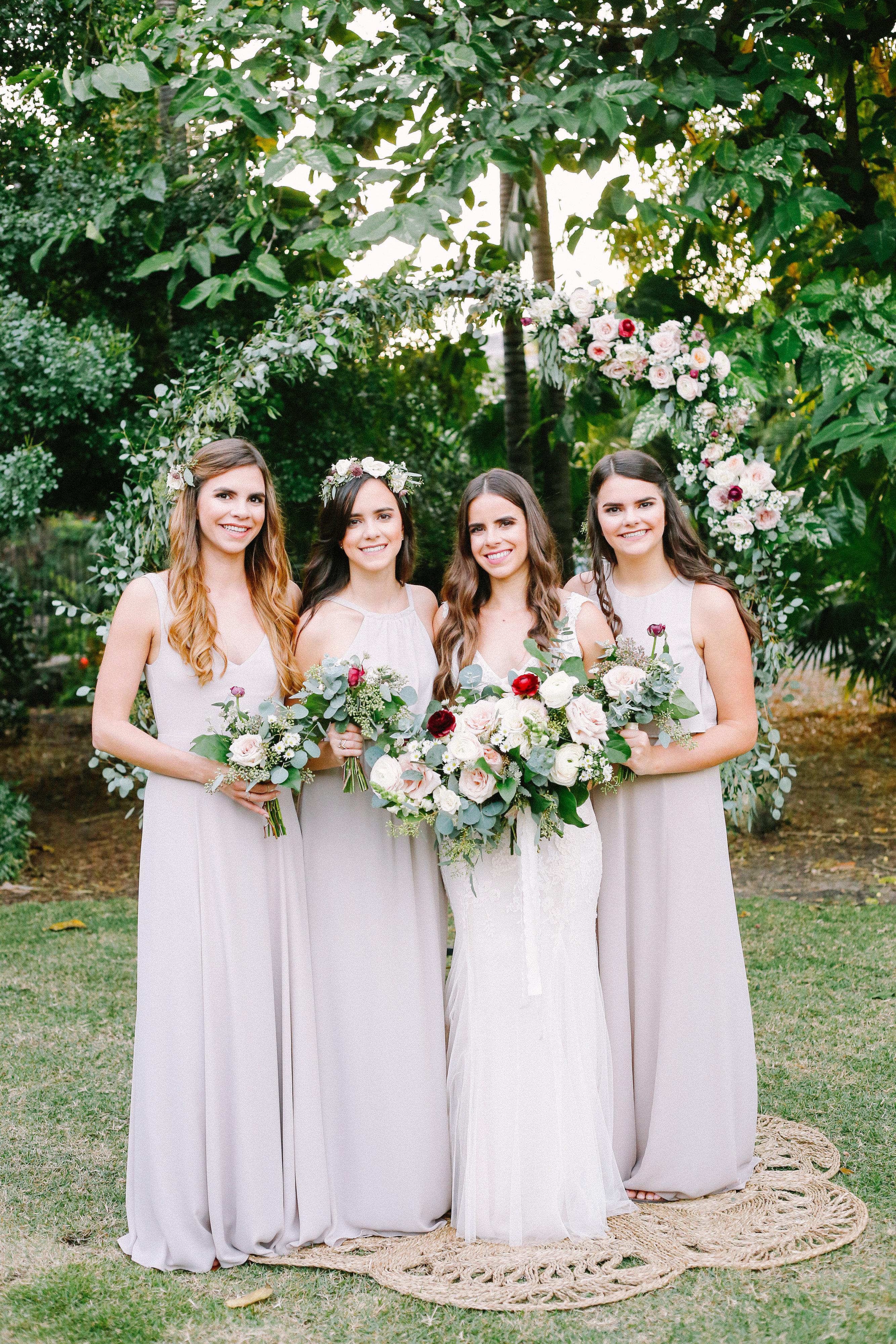 Boho Chic Garden Wedding in Miami Beach Botanical Gardens Florida The Creatives Loft Wedding Planning Studio