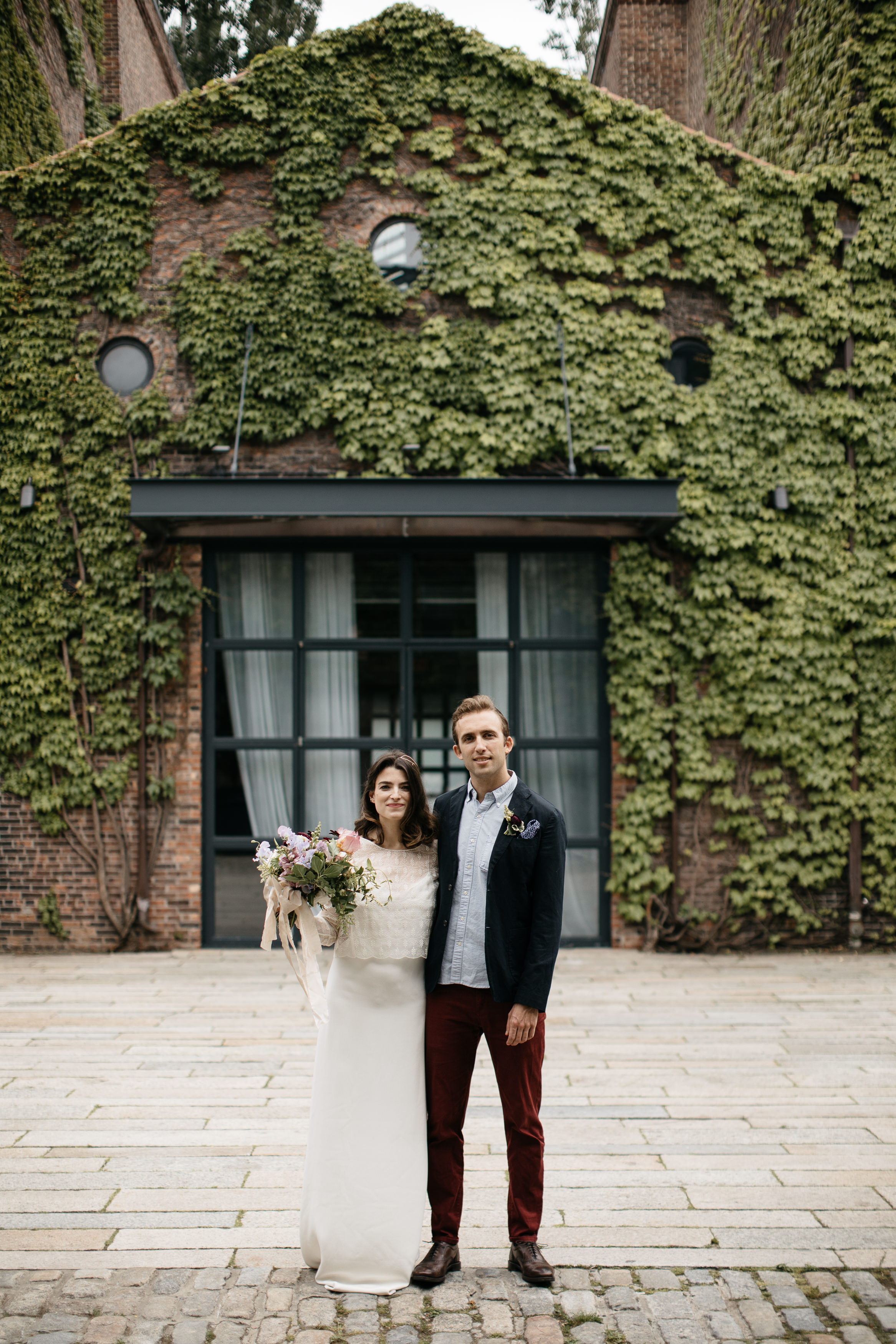 A romantic Industrial Elopement Wedding at The Foundry The Creatives Loft Wedding Planning Jean Laurent Gaudy Wedding Photographer