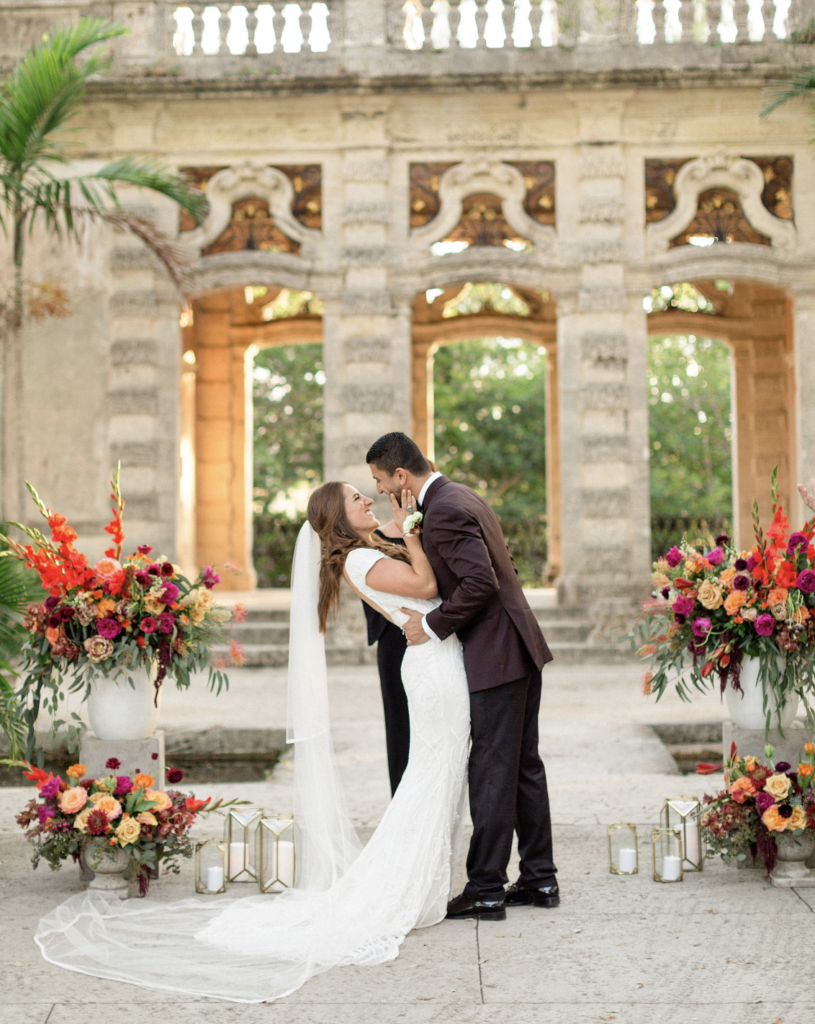 A unique Vizcaya Museum Wedding in Miami The Creatives Loft Weddings Miami Just Married at Garden Mount