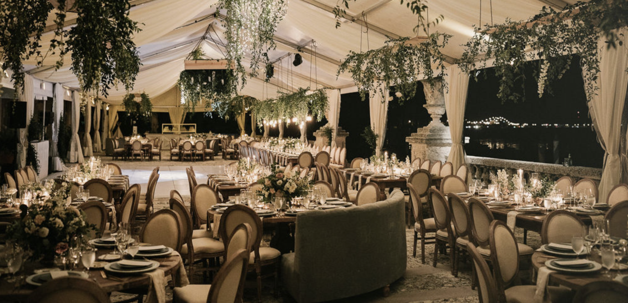 Vizcaya Wedding Miami Wedding Repcetion Tent