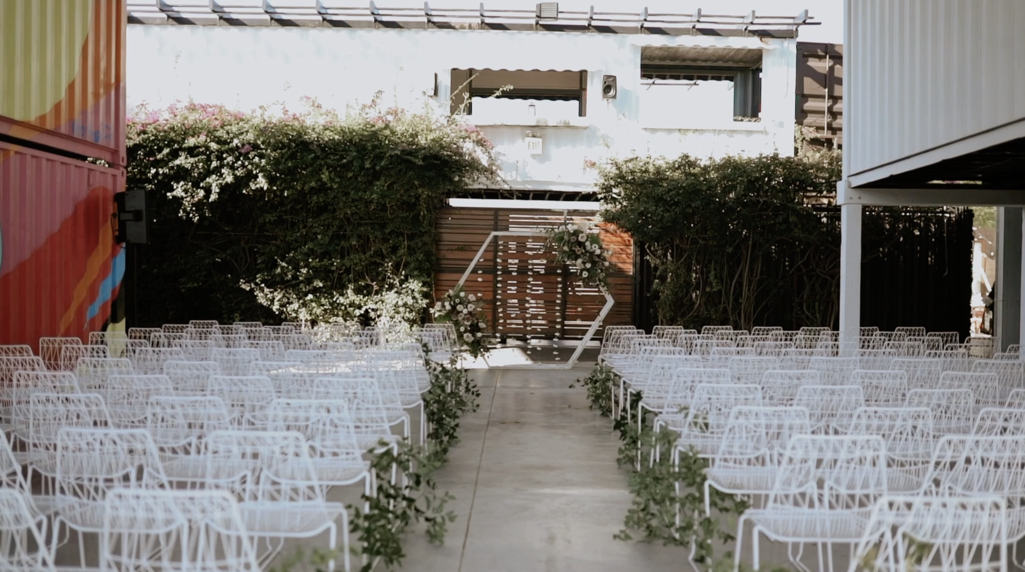 Industrial + Romantic Wedding at MAPS Backlot Wynwood