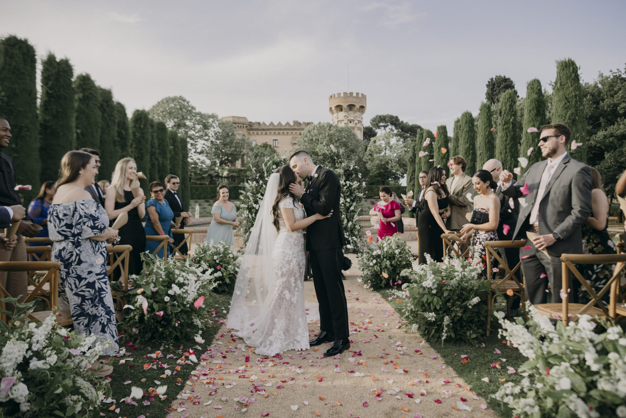 Destination Wedding in Barcelona Castell De Sant Marcal