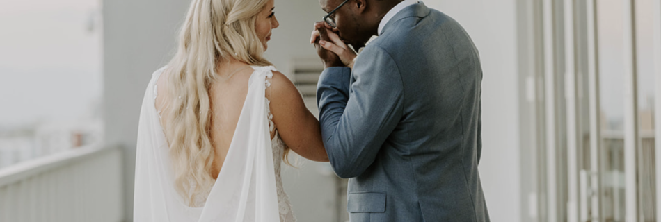 Minimal Industrial Rooftop Wedding Miami The Creatives Loft