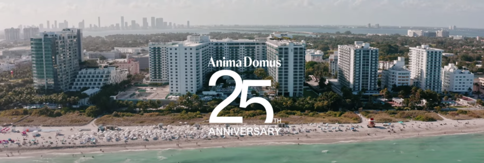 A general view of Miami Beach and the 1 Hotel from the ocean