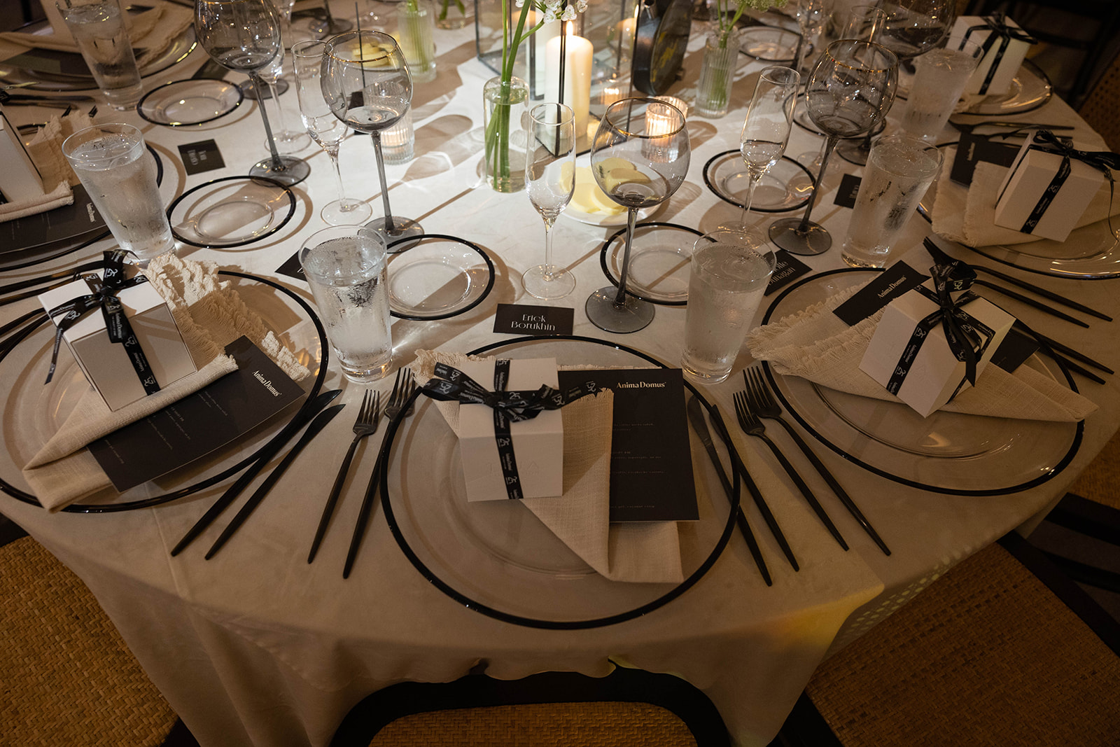 Upscale Corporate Event at 1 Hotel Table Details