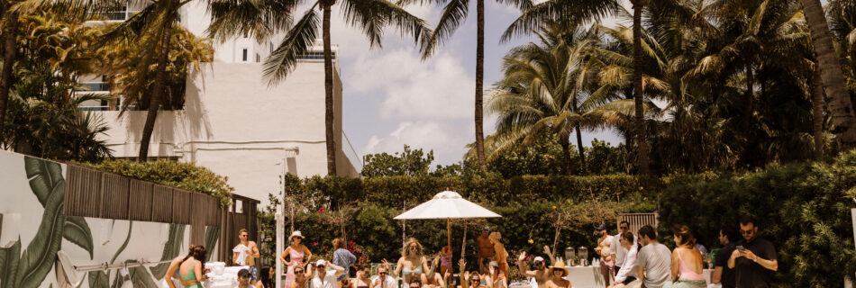 South Beach Farewell Brunch at Exclusive Hotel Pool Party | TCL Events Agency Miami Palm Beach